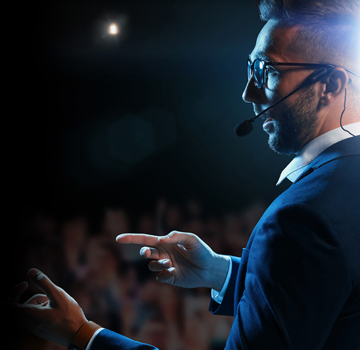 VIP guest speaker professionally chauffeured to corporate event